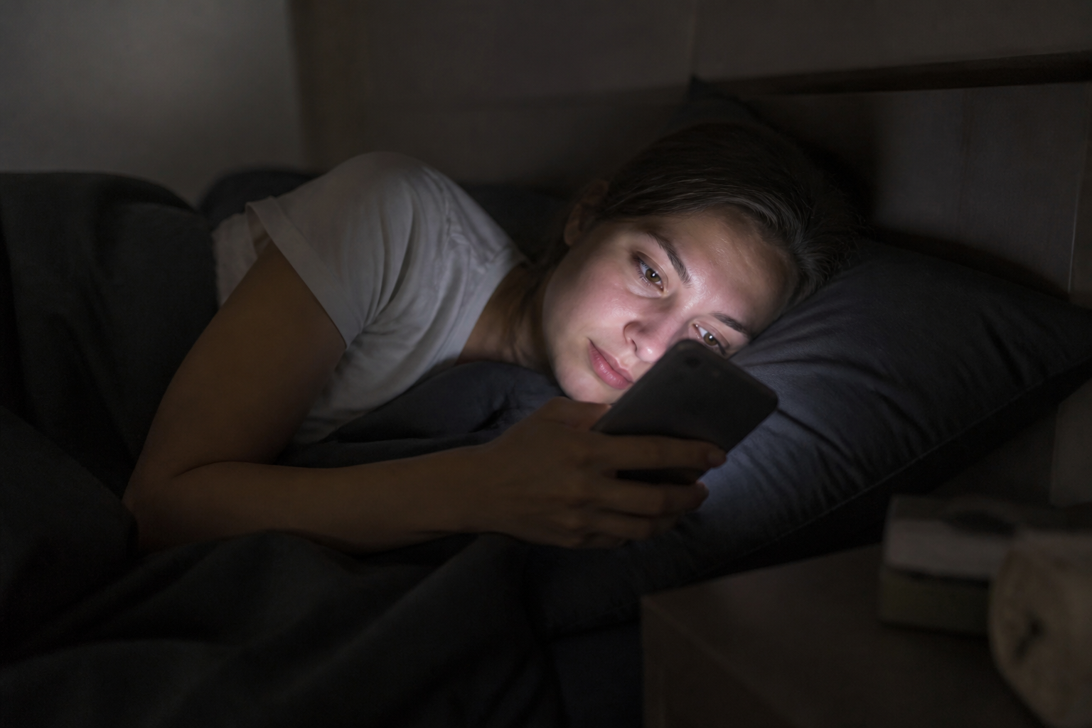 Slaap en de telefoon s nachts